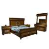 Modern Wooden Bed Set - Image 2