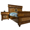 Modern Wooden Bed Set - Image 4