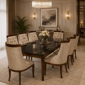8 Chair Dining Table Set - bedroom furniture .com.pk