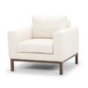 Elegant White Bedroom Sofa Chair
