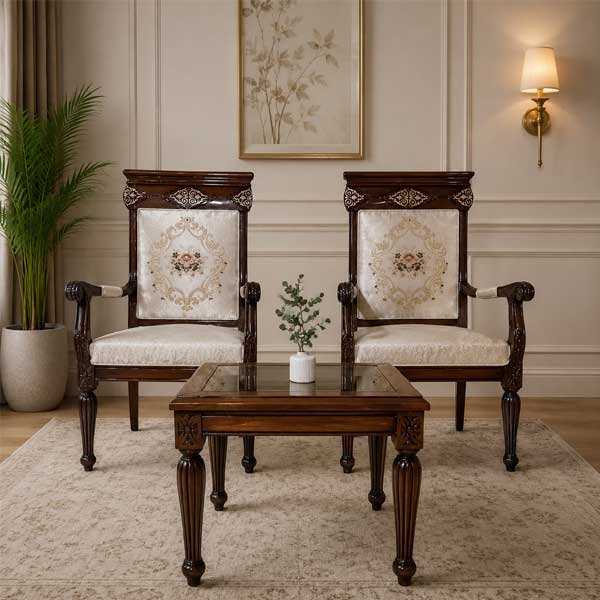 Luxury Bedroom Chair - bedroom furniture pakistan