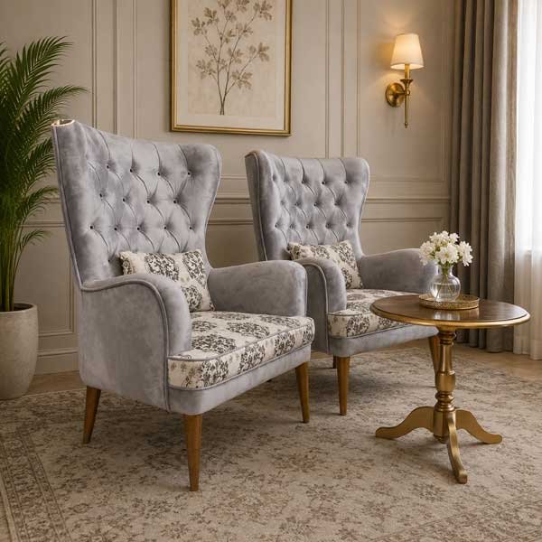 Velvet Bedroom Armchair lahore