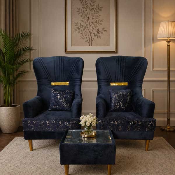 Vintage Charm Bedroom Chair - bedroom furniture .com. pk