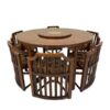 Space-Smart Dining Table with 6 Chairs - Image 3