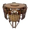 Space-Smart Dining Table with 6 Chairs - Image 4